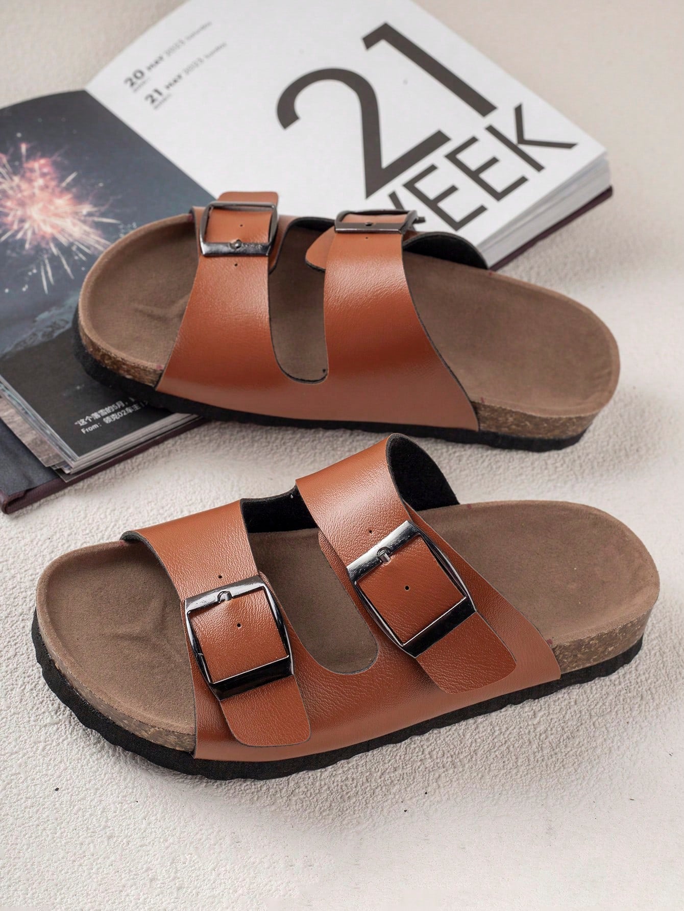 Comfortable, Lightweight And Versatile Children'S Fashion Slippers Brown