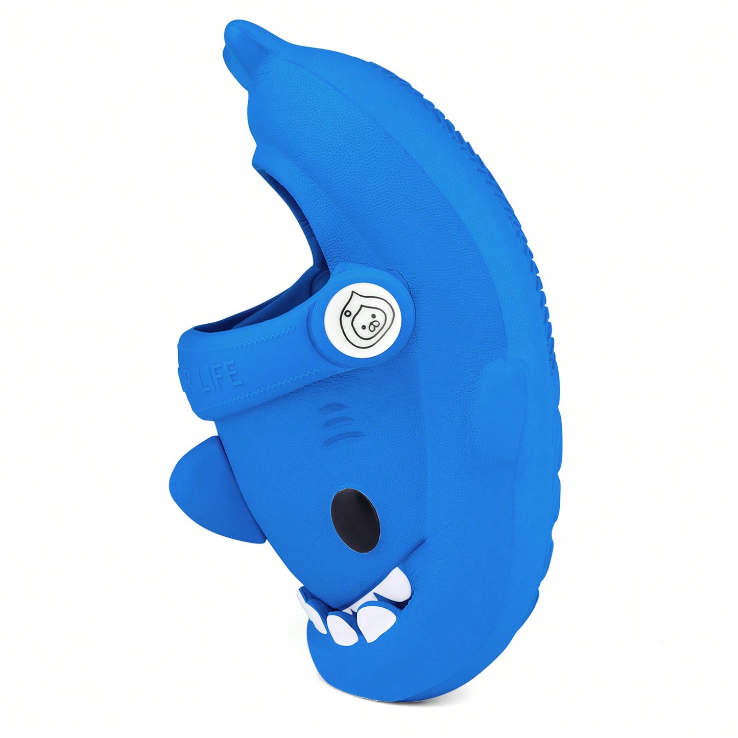 Kids Shark Cloud Slides | Toddler Boys Girls Shower Slippers | Baby Cute Cartoon Fish Clogs | Beach Pool Home Sandals | Quick Dry Non-Slip Blue