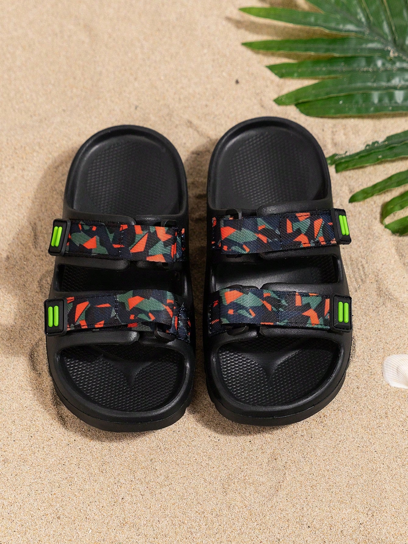 Boys' And Girls' New Style Eva Slip-On Sandals For Indoor And Outdoor Activities, 2024 Edition Orange