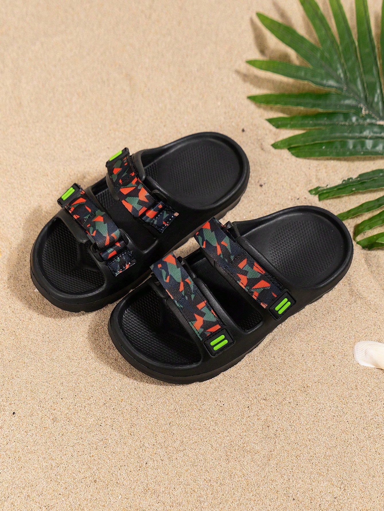Boys' And Girls' New Style Eva Slip-On Sandals For Indoor And Outdoor Activities, 2024 Edition Orange