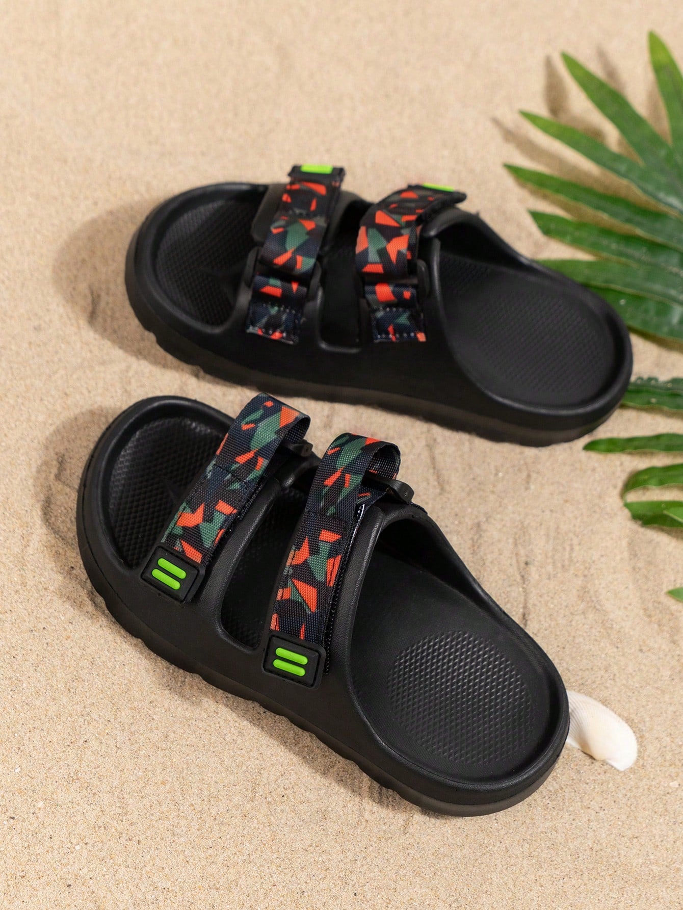 Boys' And Girls' New Style Eva Slip-On Sandals For Indoor And Outdoor Activities, 2024 Edition Orange