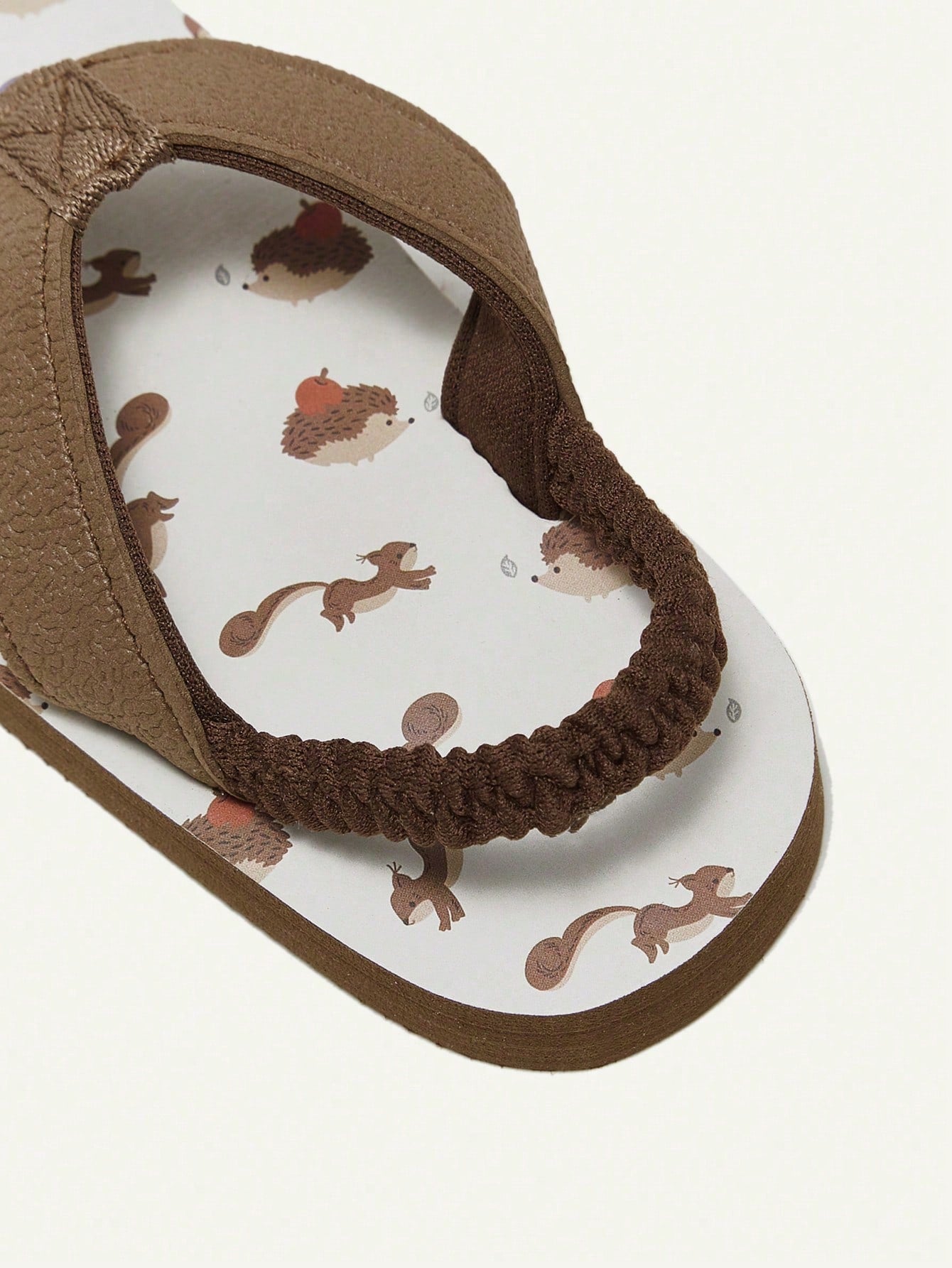 Cozy Pixies Kids' Cartoon Outdoor Eva Slippers, Breathable, Fashionable And Comfortable For Toddler Girls And Boys Brown