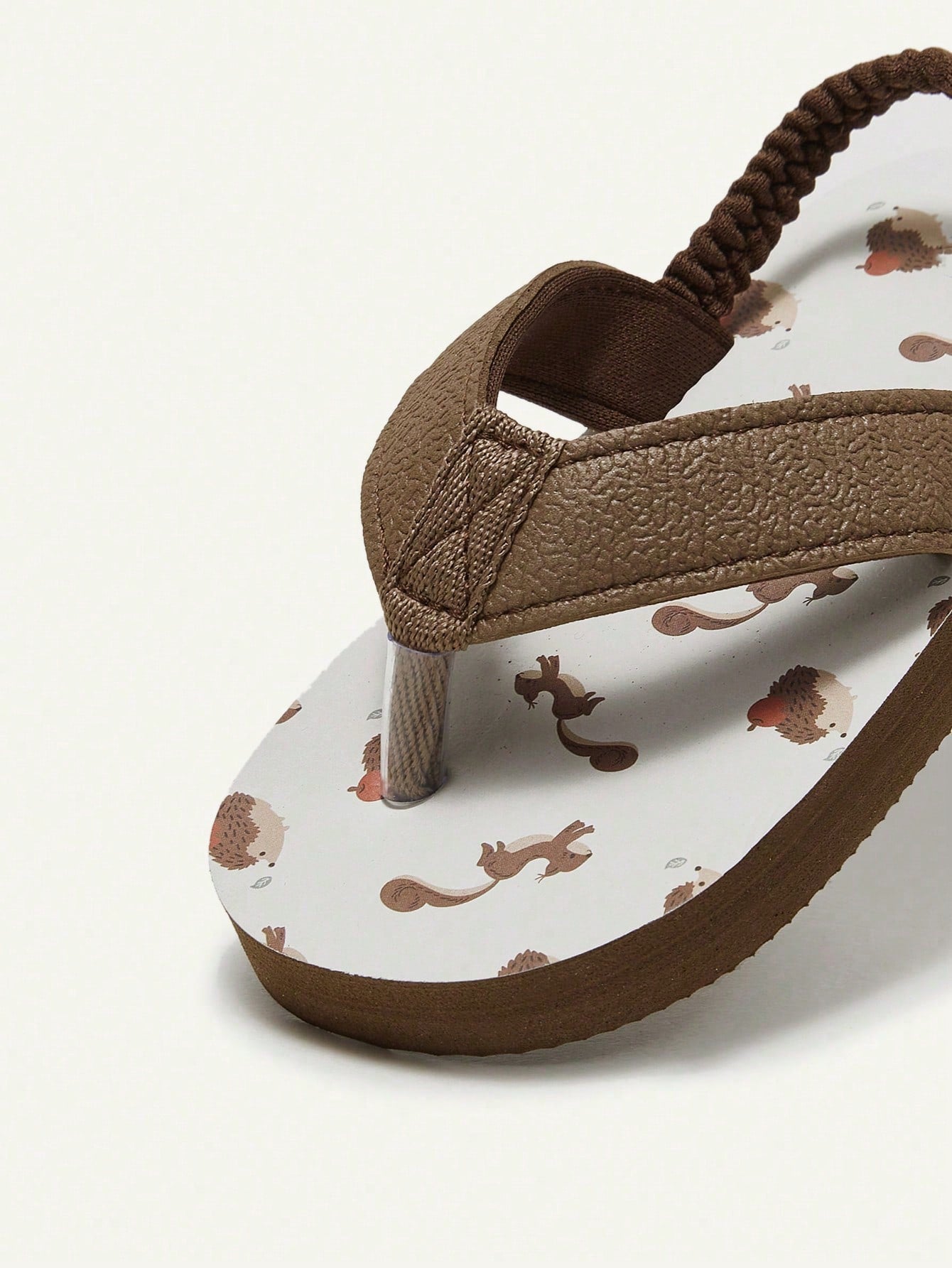 Cozy Pixies Kids' Cartoon Outdoor Eva Slippers, Breathable, Fashionable And Comfortable For Toddler Girls And Boys Brown