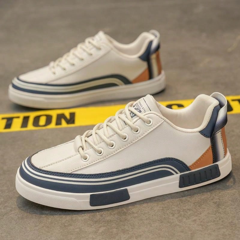 Men's Sport Shoes Summer New Leather Non-Slip Wear-Resistant Flat Comfortable Men's Skate Shoes Large Size 47 Outdoor Casual Men's Hiking Shoes Fashion Luxury Men's Flat Slip-On Sport Shoes Deodorizing Casual Leather Sport Men's Skateboard Shoes Beige