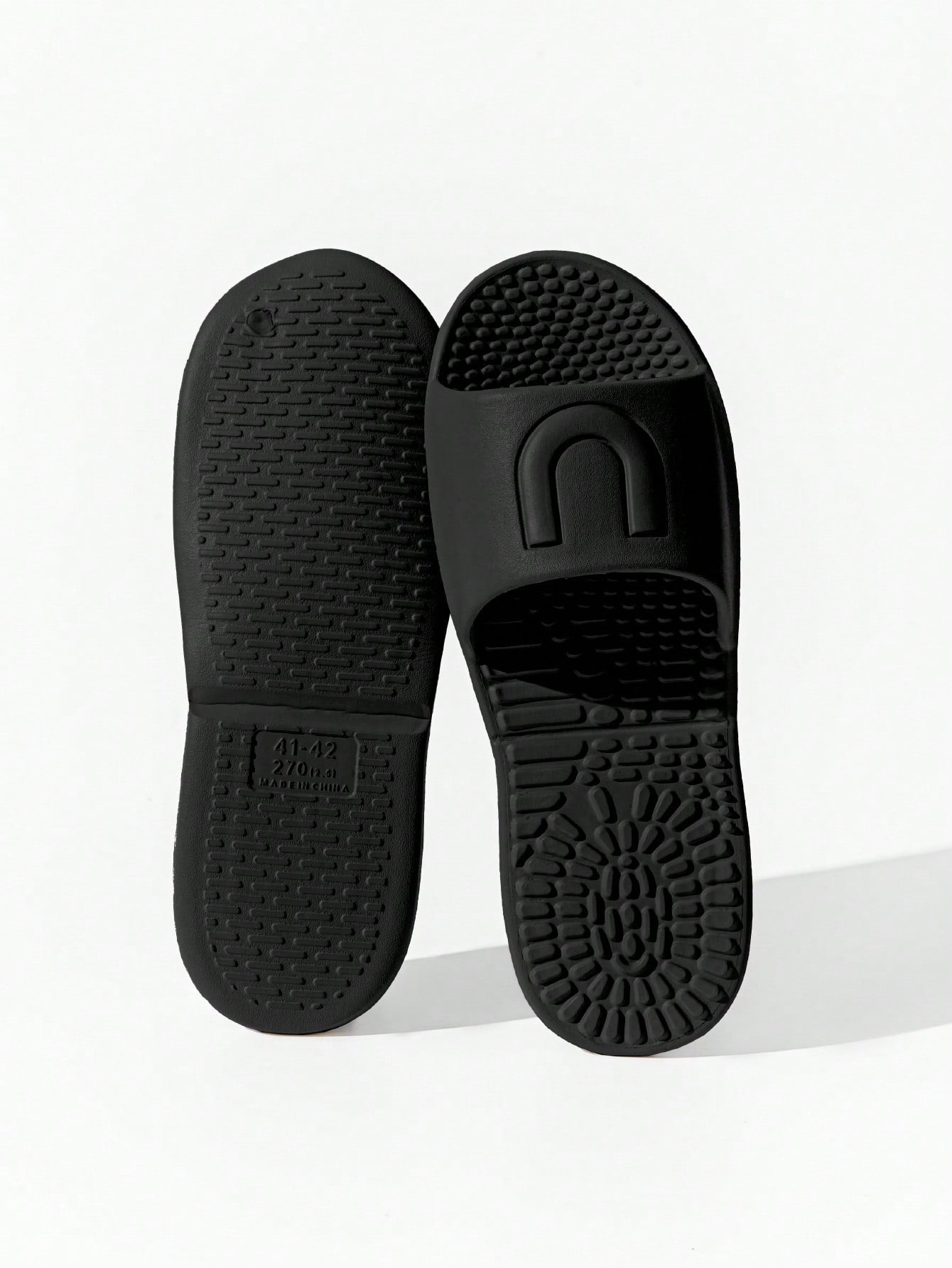 Foldable Travel Slippers, Indoor Home Bathroom Massage Slide Sandals, Unisex Travel Lightweight Quick-Dry Bathroom Slip-Resistant Flat Shoes 's