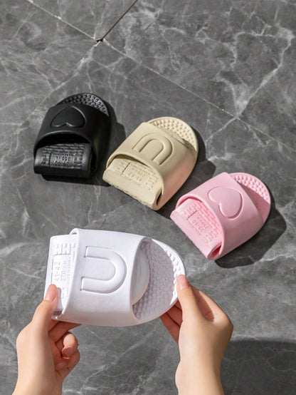 Foldable Travel Slippers, Indoor Home Bathroom Massage Slide Sandals, Unisex Travel Lightweight Quick-Dry Bathroom Slip-Resistant Flat Shoes 's