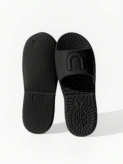 Foldable Travel Slippers, Indoor Home Bathroom Massage Slide Sandals, Unisex Travel Lightweight Quick-Dry Bathroom Slip-Resistant Flat Shoes 's